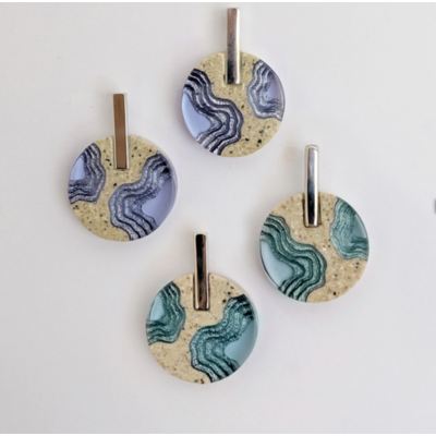 Isthmus Earrings Ultramarine