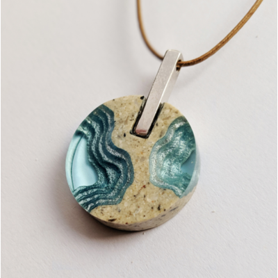 Isthmus Necklace Aqua