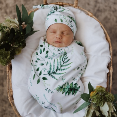 Snuggle Swaddle & Beanie Set