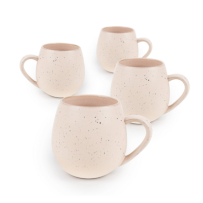 Speckled Hug Mug 4pk PINK