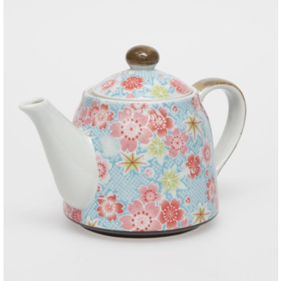 Kanoko Yuzen Blue Teapot