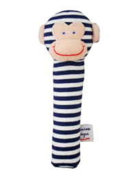 Monkey Squeaker Navy Stripe