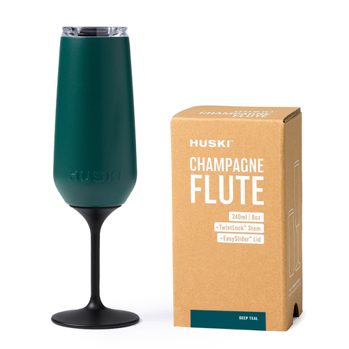Champagne Flute Deep Teal