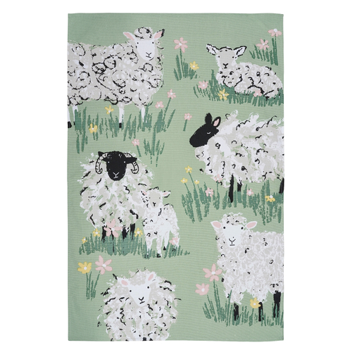 Wooly Sheep Tea Towel