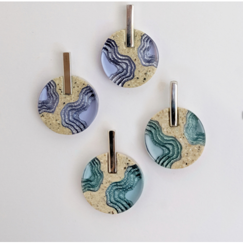 Isthmus Earrings Ultramarine