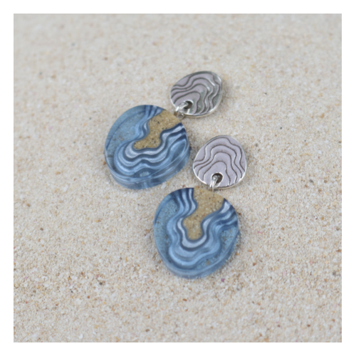 Cape Earrings Ultra marine