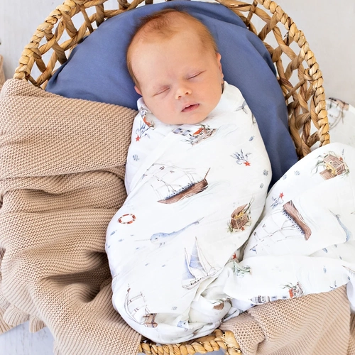 Set Sail Organic Muslin Wrap