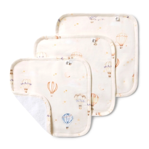 Organic Wash Cloths- Up & Away