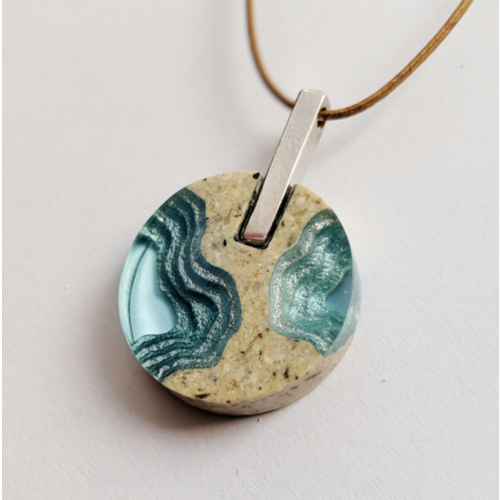 Isthmus Necklace Aqua