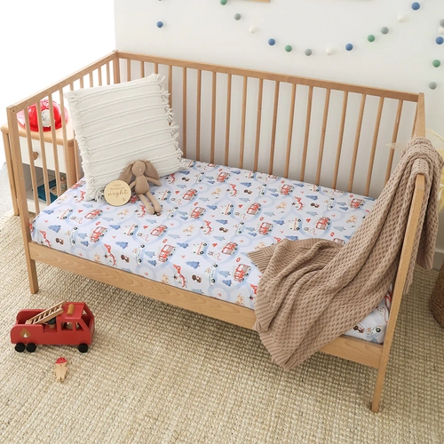 To the Rescue Organic Fitted Cot Sheet