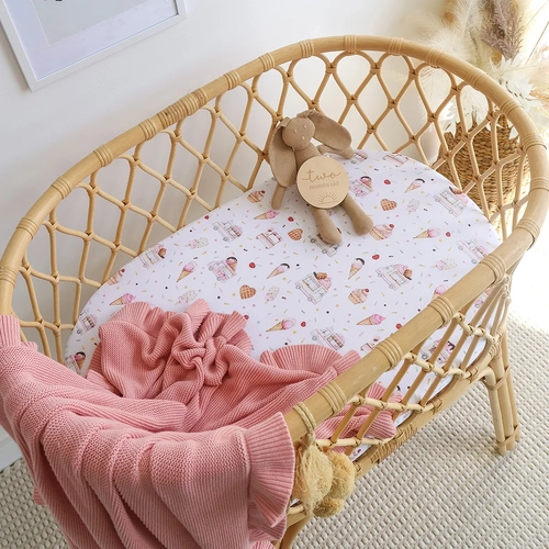 Ice Creams Organic Bassinet Sheet