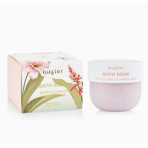 Bath Soak White Florals & French Pear