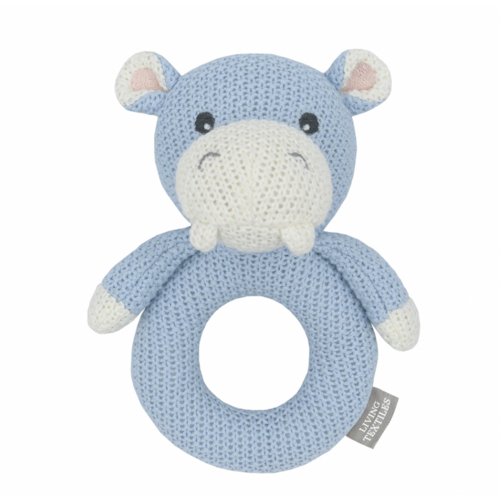 Knitted Ring Rattle- Henry