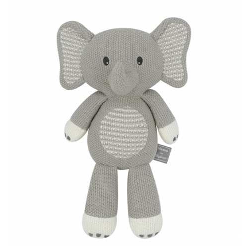 Whimsical Knitted Toy- Mason the Elephant