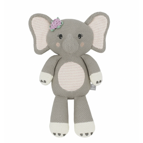 Whimsical Knitted Toy- Ella the Elephant
