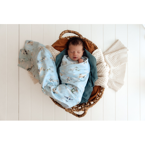 Taking Flight Organic Muslin Wrap
