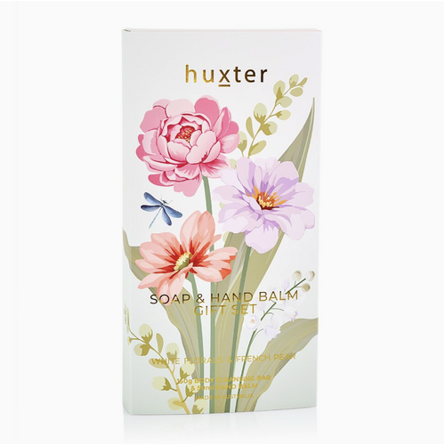 Soap & Hand Balm Gift Set- White Florals & French Pear