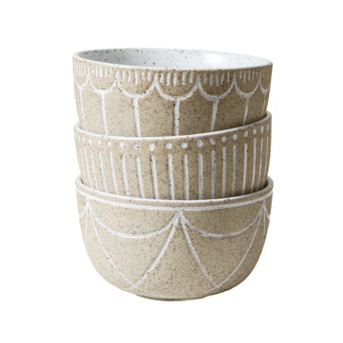 Condiment Bowls 3pk with Etching