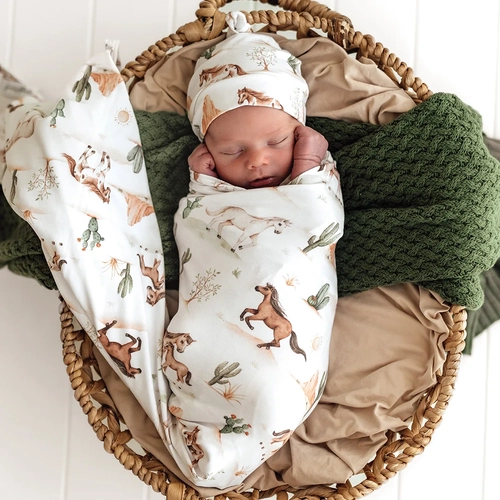 Wild Horses Jersey Wrap & Beanie