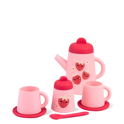 Silicon Tea Set- Strawberry