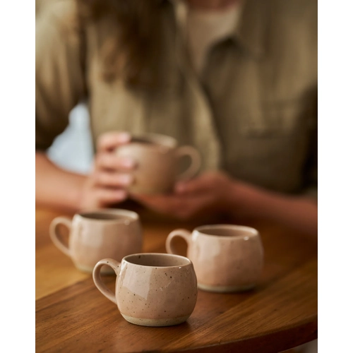 Mineral Mugs Moonstone Set of 4