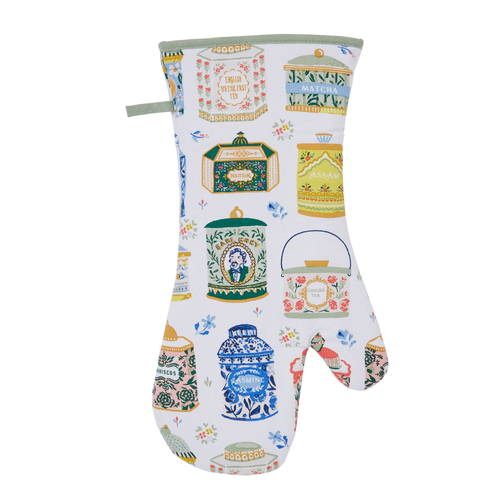 Tea Tins Oven Glove