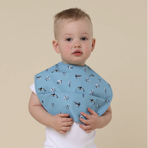 Blue Ocean Snuggle Bib