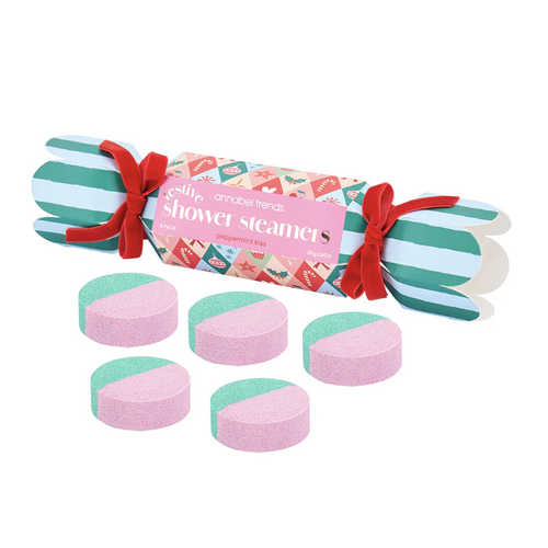 Festive Shower Steamer Bon Bon Green