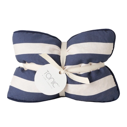 Heat Pillow Navy Stripe