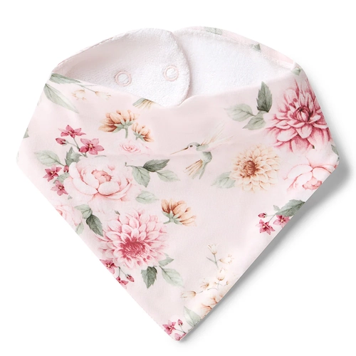 Birds & Blooms Dribble Bib
