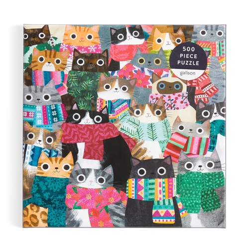 Wintry Cats 500pc Puzzle