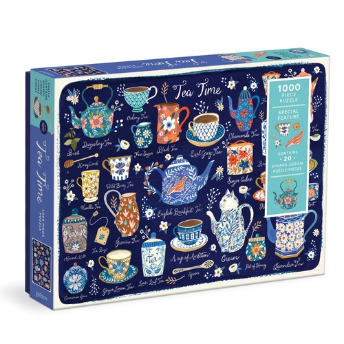 Teatime Puzzle with Shaped Pieces