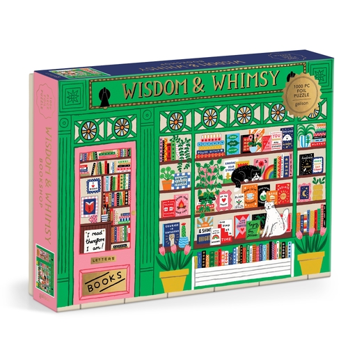 Wisdom & Whimsy Bookshop Foil Puzzle