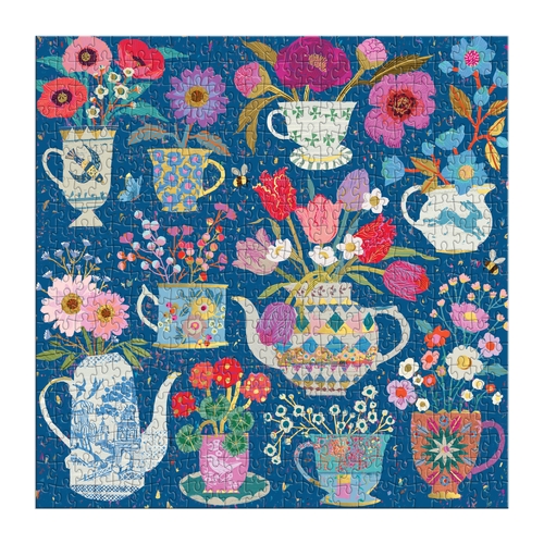 Victoria Ball Potted Teacups Foil Puzzle