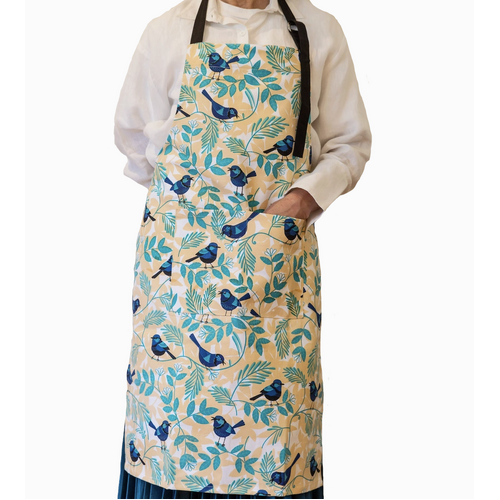 Blue Wren Apron