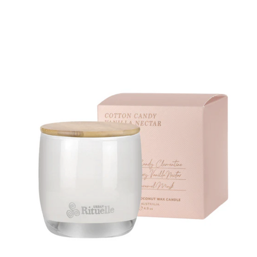 Cotton Candy, Vanilla Nectar, Musk, Toffee Scented Soy Candle 140g candle