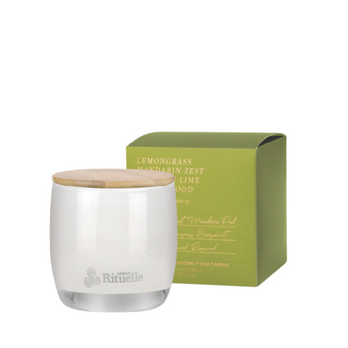 Lemongrass, mandarin Zest, Tahitian Lime, Sandalwood Candle