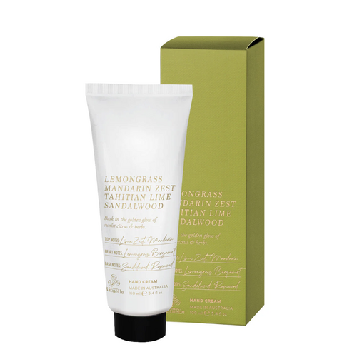 Lemongrass, Mandarin Zest, Tahitian Lime, Sandalwood Hand Cream 100ml