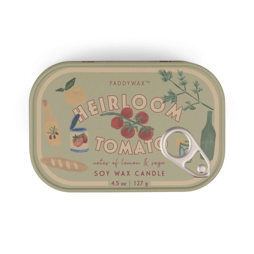 Bistro Tomato Printed Tin Candle 4.5oz