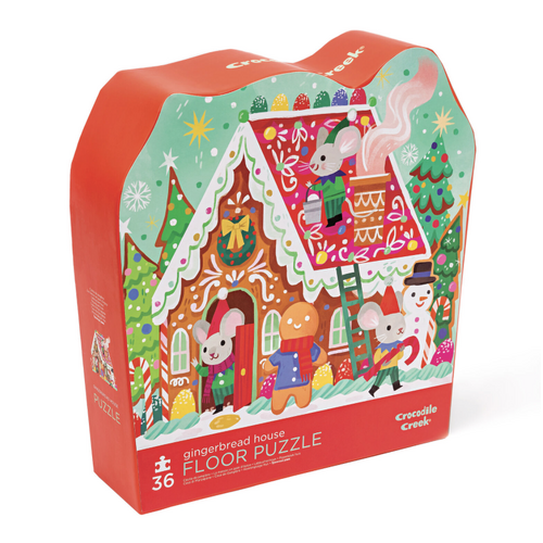 Classic Floor Puzzle- Gingerbread House