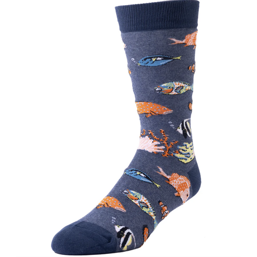 Friends & Anemones Men's Socks