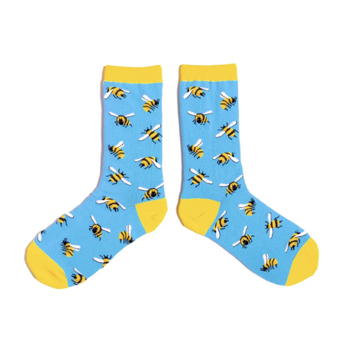 Bumble bees- "Bee Seen" Socks