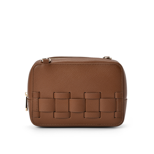 London Crossbody Tan Saffiano