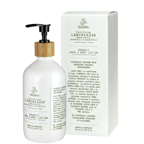 Organic Hand & Body Lotion Lemongrass