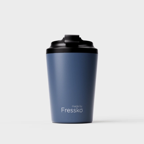 Ceramic Reusable Coffee Cup 340ml: Denim
