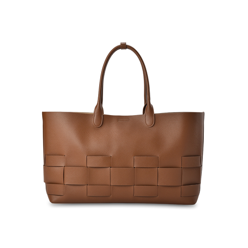 Kensington Tote- Tan Saffiano