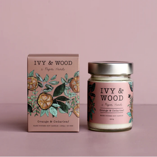 Botanical- Orange and Cedarleaf Candle