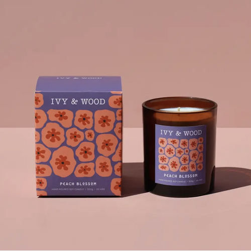 Peach Blossom Scented Candle