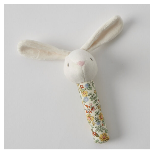 Floral Bunny Rattle