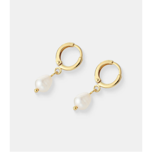 Daphne 18K Gold Plated Pearl Earrings